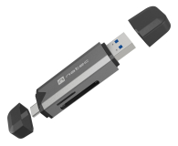 NATEC CZYTNIK KART SCARAB 3 USB-A + USB-C SD/MICRO SD USB 3.2 GEN NCZ-2262 - 1470232 - zdjęcie 2